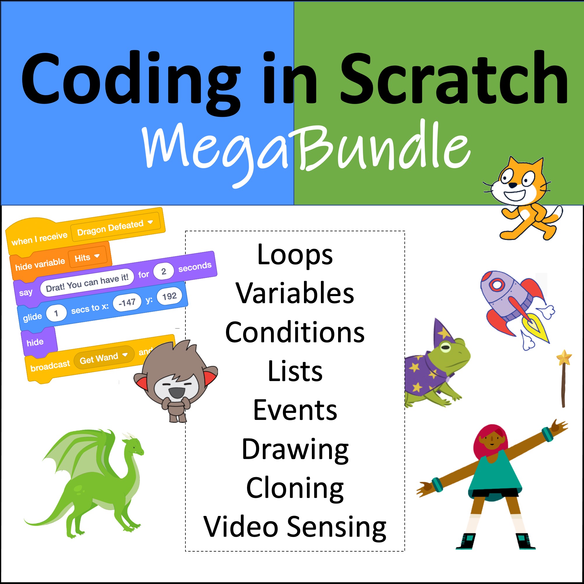 Scratch: Programming with blocks for kids of all ages, by Dagny Mol